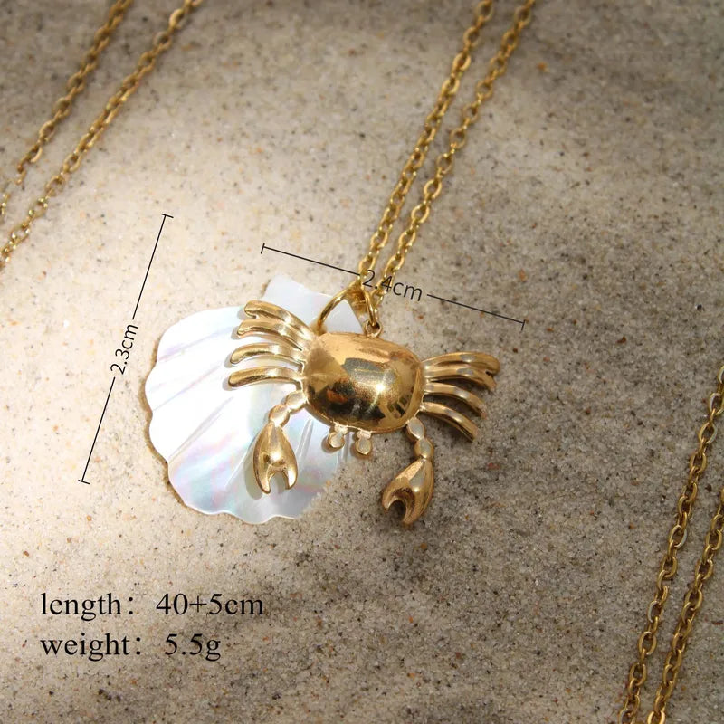 Kaia Crab Necklace