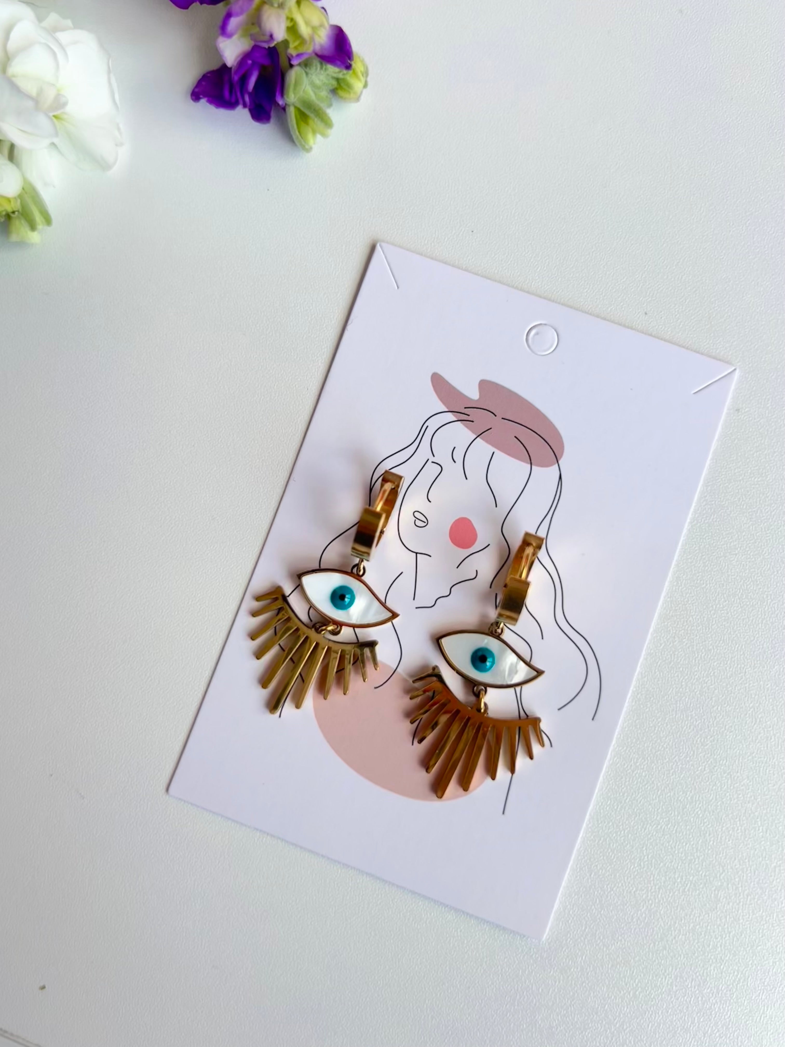 Aura Eye Earrings