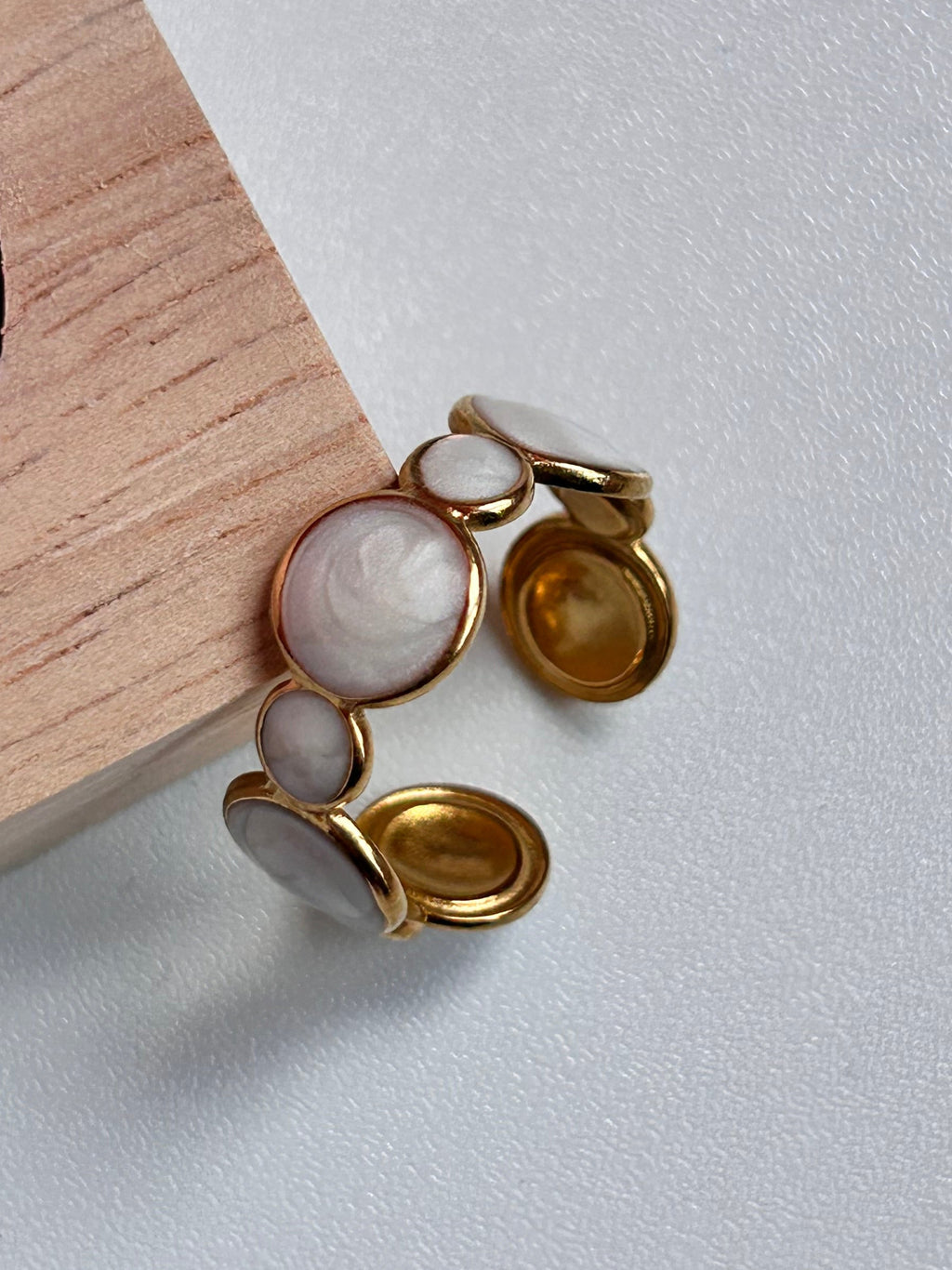 Opal adjustable ring