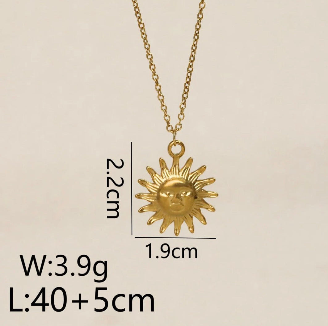 Solis Sun Necklace